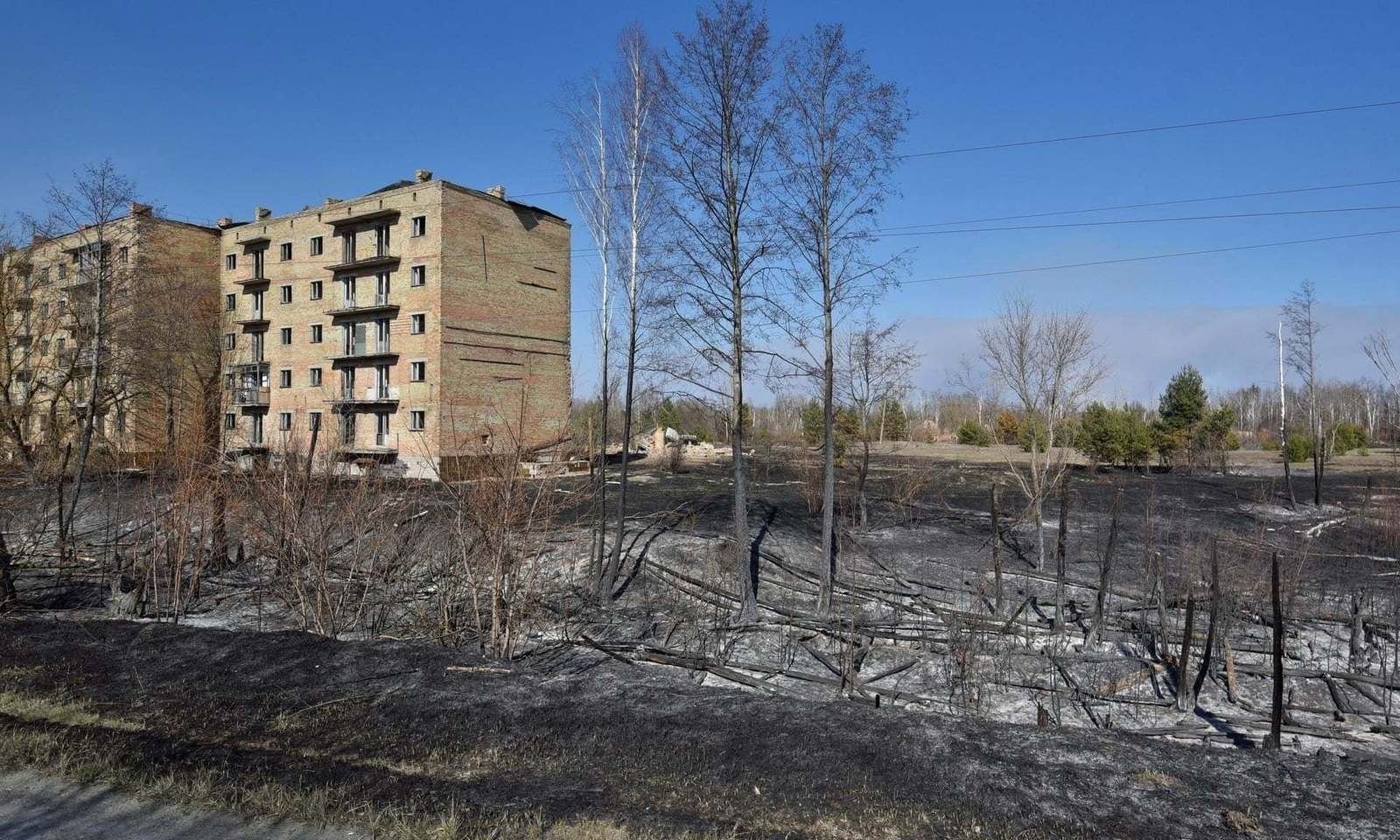 Чернобылийн ойролцоо гарсан түймэр борооны тусламжтай унтарчээ